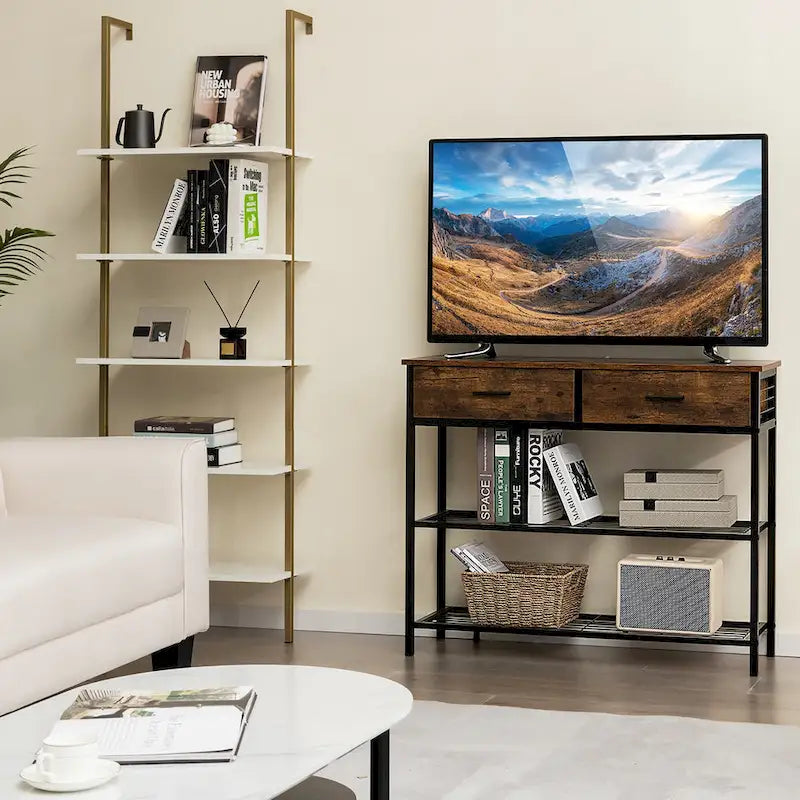 Console Entryway Sofa Table with 2 Drawers