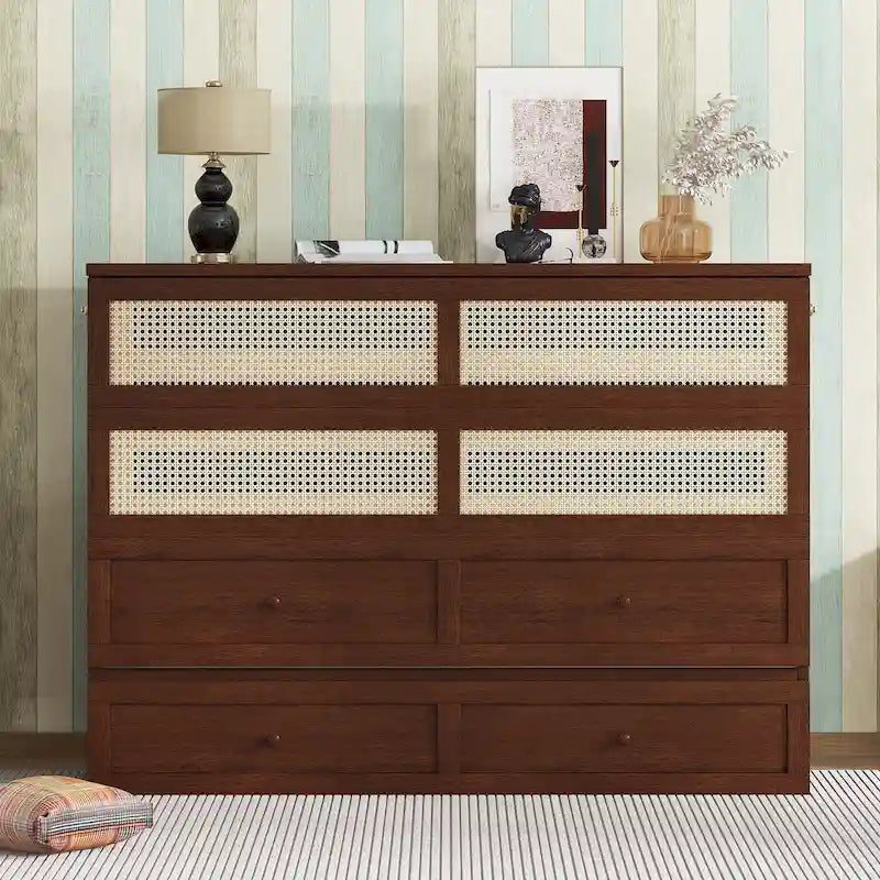 Lit grand format polyvalent avec rangements