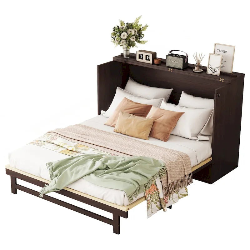 Versatile Queen Size Bed with Storage Functionality