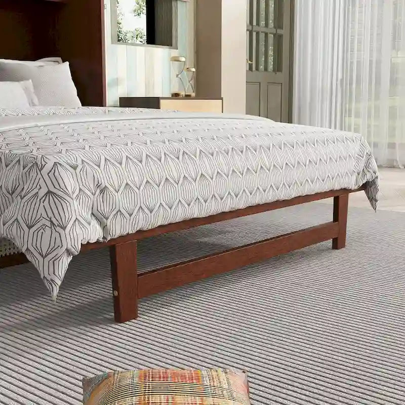Lit grand format polyvalent avec rangements