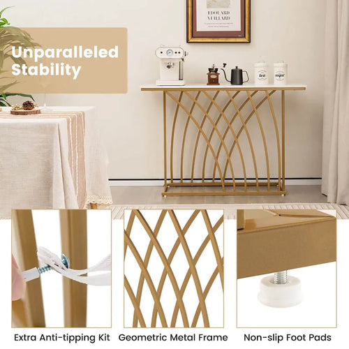 Console Table Modern Accent Entryway Table Long End Table