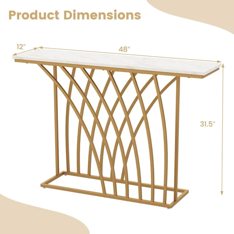 Console Table Modern Accent Entryway Table Long End Table