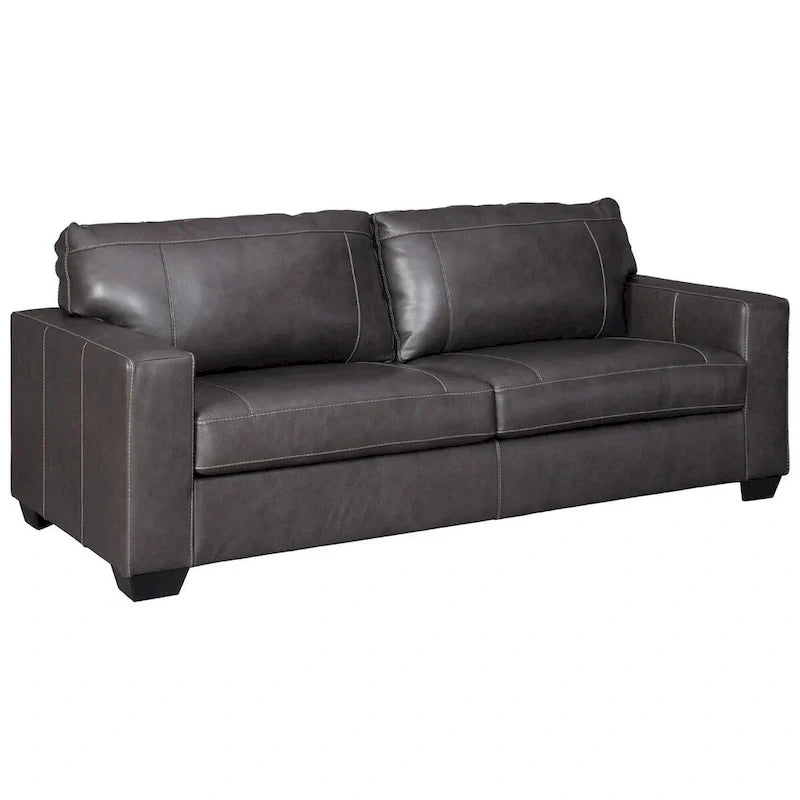 Modernes minimalistisches Sofa aus Echtleder