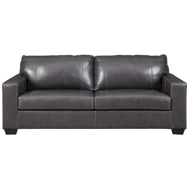 Modernes minimalistisches Sofa aus Echtleder