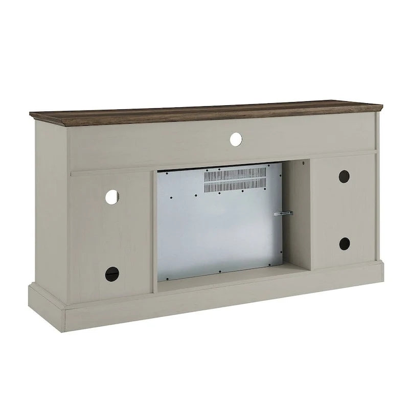 TV Stand for TVs up with Electric Fireplace