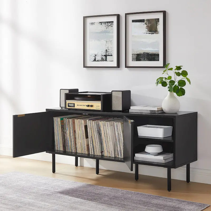 Modern style Record Storage Sideboard