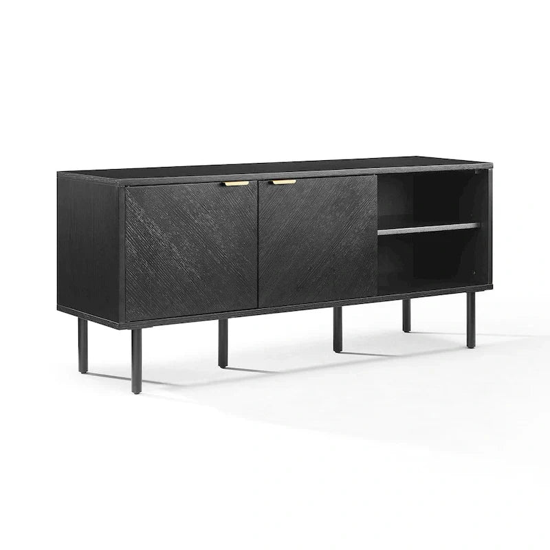 Sideboard zur Schallplattenaufbewahrung im modernen Stil