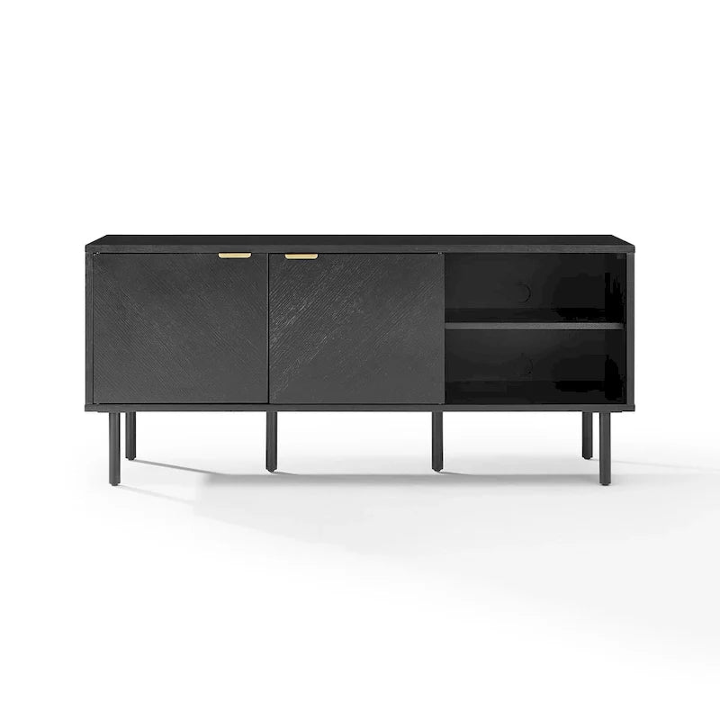 Sideboard zur Schallplattenaufbewahrung im modernen Stil