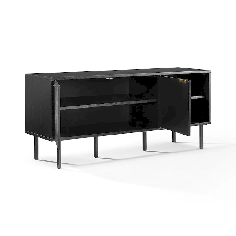 Sideboard zur Schallplattenaufbewahrung im modernen Stil