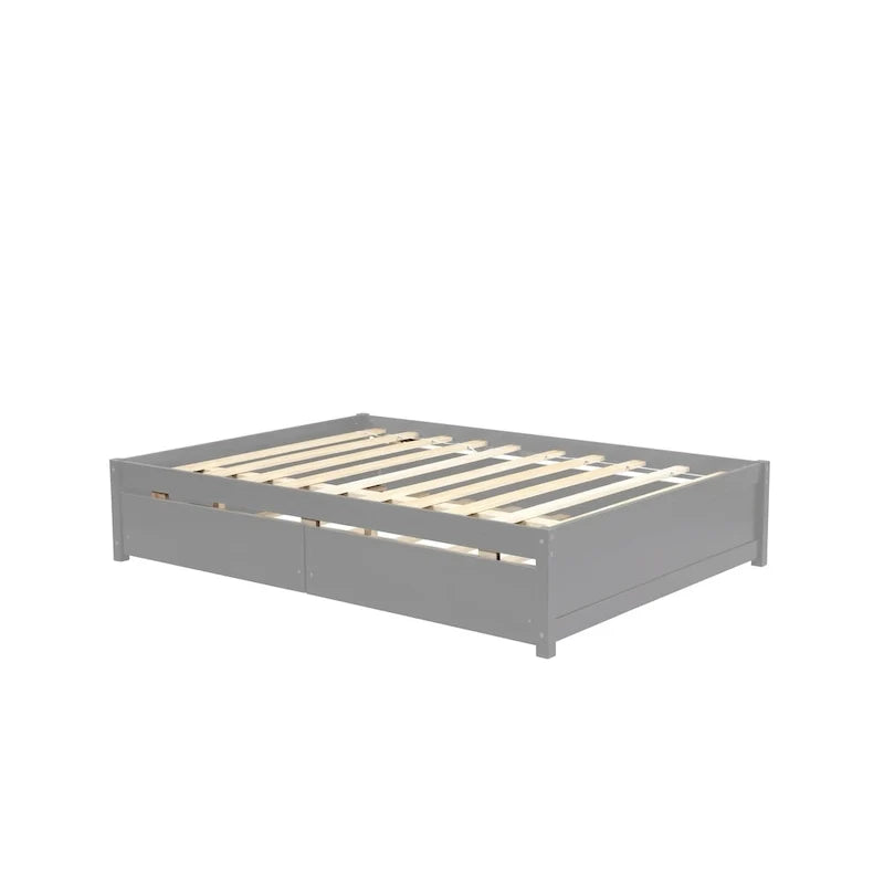 Full Bed with Two Drawers