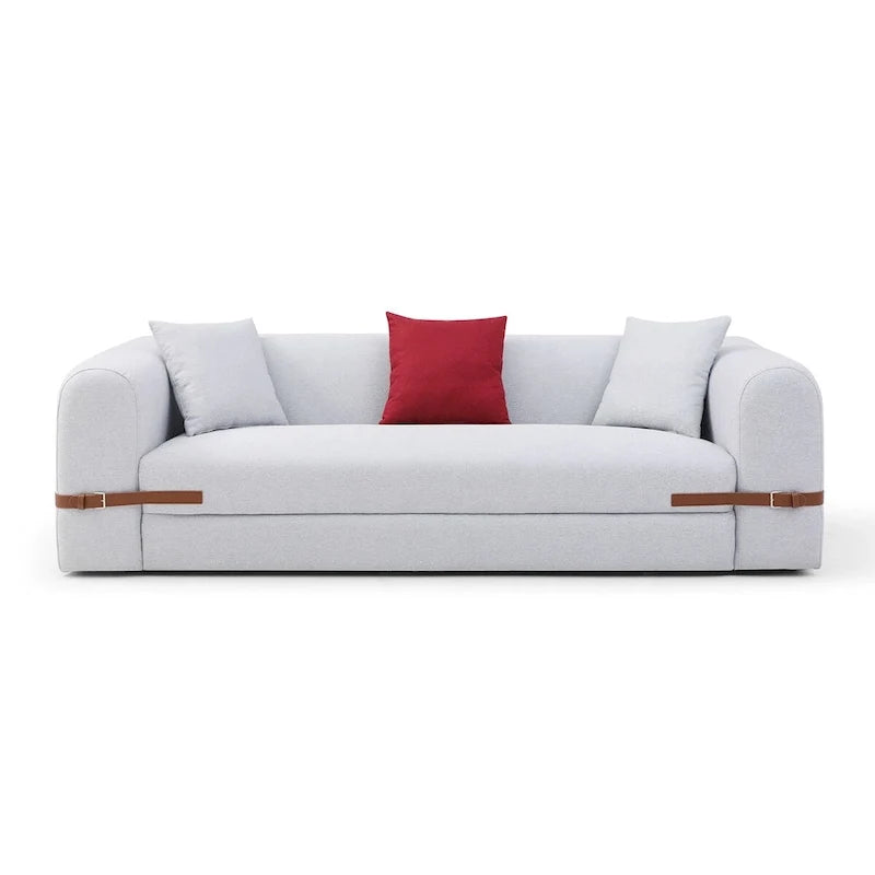 3-Seater Upholstered Sofa Mutiple Color Loveseat Couch