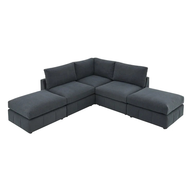 Sofa mit Längsstreifen