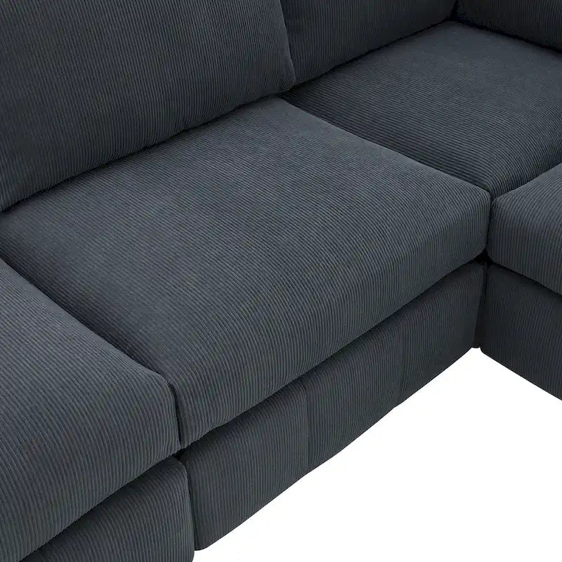Sofa mit Längsstreifen