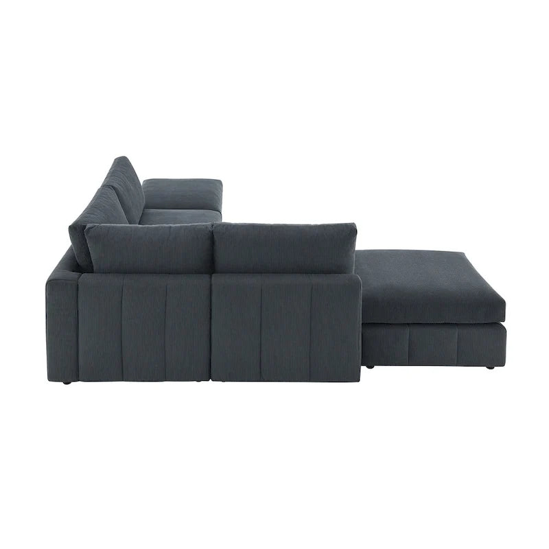 Sofa mit Längsstreifen
