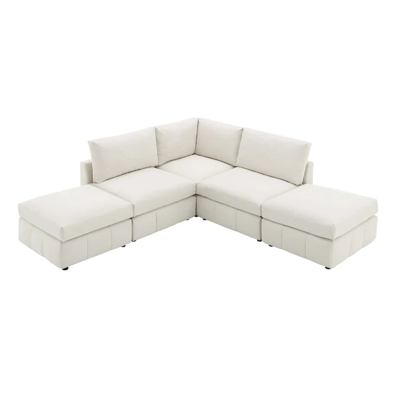 Sofa mit Längsstreifen