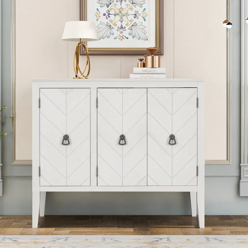 Vintage Style Kitchen Accent Buffet Sideboard Cabinet