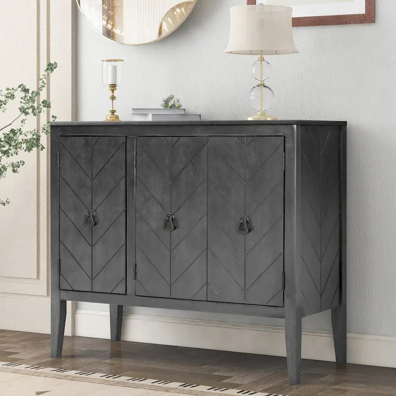 Vintage Style Kitchen Accent Buffet Sideboard Cabinet