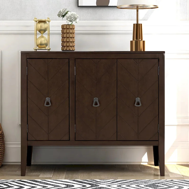Vintage Style Kitchen Accent Buffet Sideboard Cabinet