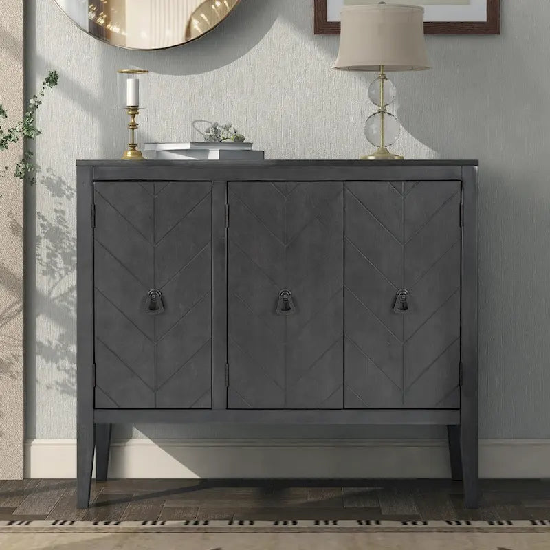Vintage Style Kitchen Accent Buffet Sideboard Cabinet