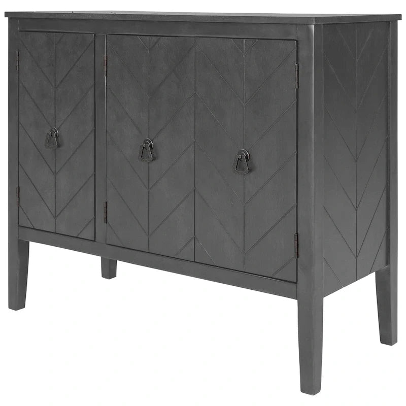 Vintage Style Kitchen Accent Buffet Sideboard Cabinet