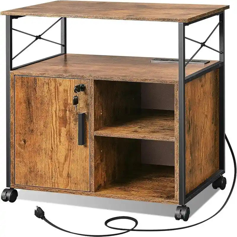File Cabinet with Charging Station