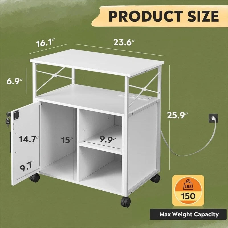 File Cabinet with Charging Station