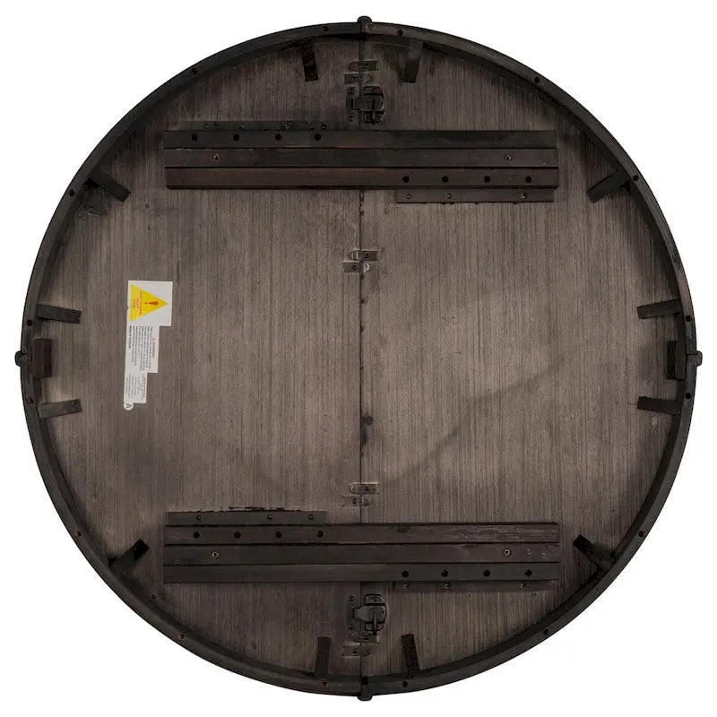 Farmhouse Round Extendable Dining Table